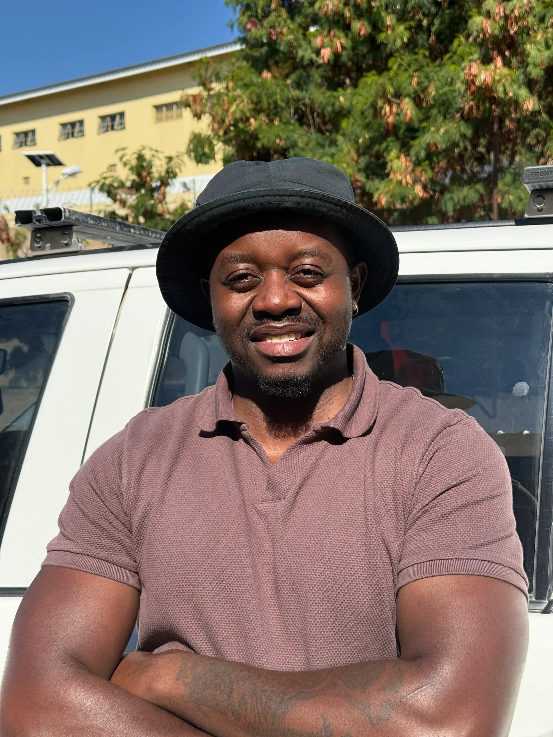 Elago, Namvic Safaris tour guide and safari vehicle driver